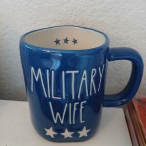 Blue Ceramic Mug - Military Wife